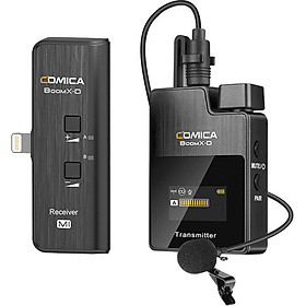Comica BoomX-D MI1 (1 thu 1 phát) - Micro Không Dây Cổng Lightning Thu Âm Cho Các Thiết Bị iPhone, iPad, iPod - Hàng chính hãng