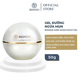 Gel Dưỡng Ẩm Ngừa Mụn BIJINDO KIREI Acne Night Gel 50g