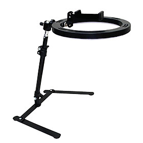Portable  Aluminum Alloy Tabletop Light Stand for Selfie Vlog Seat A