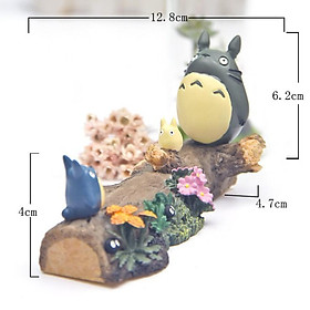 Các mẫu tiểu cảnh Totoro dựng sẵn cho các bạn trang trí góc làm việc, bonsai, terrarium, DIY