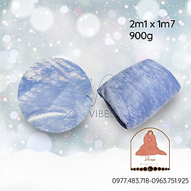 mền lông cừu tuyết siêu mịn,2m1x1m7,900gr