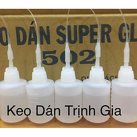 Keo dán 502 Siêu dính, chai tròn-giống hình-Full 30gr-Mua 15 Tặng 1