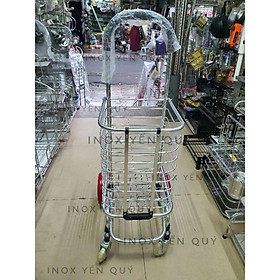 Mua xe kéo đi chợ 4 bánh tay cầm to