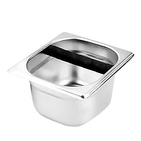 Stainless Steel Espresso Coffee Knock Box Container for Coffee Machine 10cm/15cm