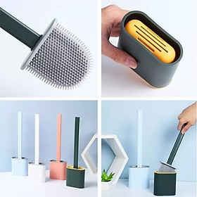 Mua Cọ Bồn Cầu Toilet Nhà Vệ Sinh Cao Cấp Kèm Giá Cắm Chổi Silicon Tiện Lợi