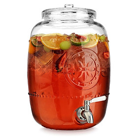 Bình ngâm thuỷ tinh có vòi rót Inox Aus Glas LBL1223 dung tích 8.5L chuẩn Đức