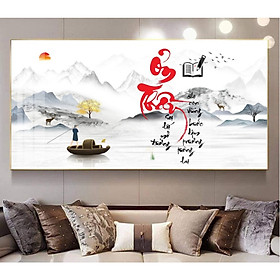 Mua Tranh treo tường tráng gương tri ân thầy cô 13 tặng kèm đinh 3 chân
