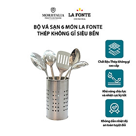 Mua Bộ vá sạn 6 món La Fonte thép không gỉ siêu bền JKP-458