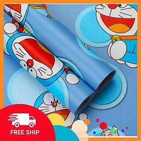 Mua ️️ 10m Giấy dán tường hoạt hình Doremon tròn sẵn keo khổ rộng 45cm tại Giấy Dán Tường Decal Shop Mua ️️ 10m Giấy dán tường hoạt hình Doremon tròn sẵn keo khổ rộng 45cm tại Giấy Dán Tường Decal Shop