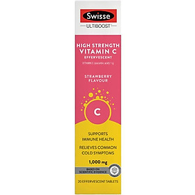 Swisse Ultiboost High Strength Vitamin C 20 Effervescent Tablets