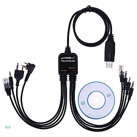 Cáp Lập Trình USB 8 Trong 1 Cho Radio TYT QYT multiple 1.for 3m / 4.26 ft