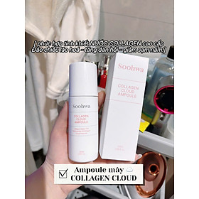 Sản phẩm dưỡng da SOOHWA Collagen Cloud Ampoule, 100ml Hàn Quốc hạn 2029 ampoule mây Soohwa serum bọt