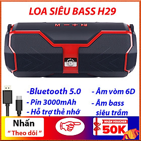 Mua Loa bluetooth bass mạnh  pin trâu  âm thanh hifi H29