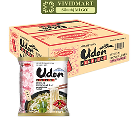 ACECOOK - Mì Udon Sưkisưki hương vị Udon Nhật Bản, Mì udon Suki Acecook, Mì udon Nhật Bản Sưki Sưki (75g/gói)