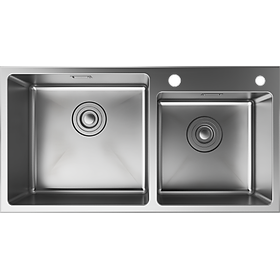 Chậu bếp đôi HANSGROHE Built-in sink S432-F770 43346 - Hàng chính hãng
