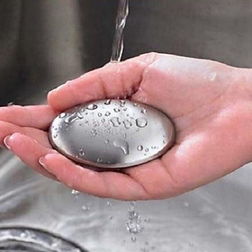 Mua Xà phòng rửa tay bằng thép không ghỉ viên khử mùi tanh cá tôm hành tỏi xà phòng inox viên inox khử mùi tanh