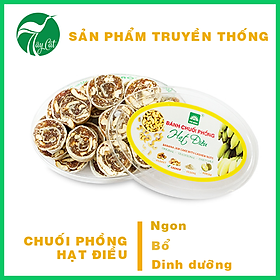 Bánh chuối phồng hạt điều TƯ BÔNG