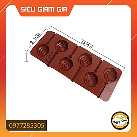 Mua Khuôn silicon làm kẹo mút  socola nhiều hình