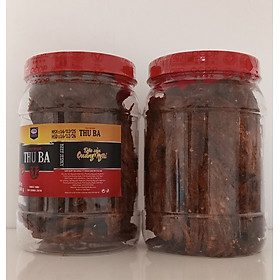 Combo 2 hộp khô bò Thu Ba miếng 500gr