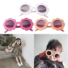 3x Baby Kids Boys Girls Cute Flower UV400 Sunglasses Round Goggles Glasses Gift
