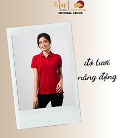 Áo Polo Nữ ĐỎ TƯƠI Chất Liệu Cotton Tự Nhiên Cao Cấp, Cá Tính và Năng Động - Gold Rhino