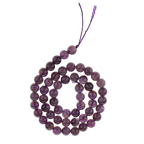 8mm Amethyst   Round Beads Strand 15inch