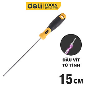 Mua Tua Vít Deli Cao Cấp Đầu Philips - Đầu Vít Từ Tính Dễ Dàng Sử Dụng - Kích Thước 15cm - EDL633150