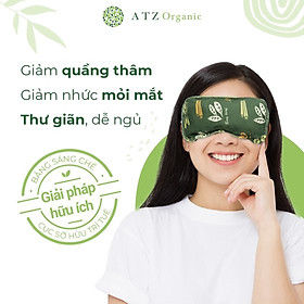 Túi Chườm Mắt Thảo Dược - ATZ Organic - Nóng Lạnh Đa Năng - Giảm Đau Đầu, Nhức Mỏi Mắt