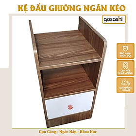 Mua Tủ Kê Đầu Giường Gosashi Tab Đầu Giường Mini Có Ngăn Kéo Chất Liệu Gỗ MDF Phủ Melamin