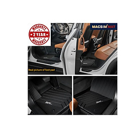 Thảm lót sàn BMW X4 2020- nhãn hiệu Macsim 3W - chất liệu nhựa TPE đúc khuôn cao cấp - màu đen