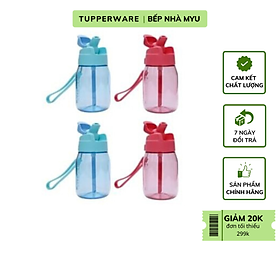 Bình Nước Tupperware Mini Lohas With Straw 350ml (Có ống hút)