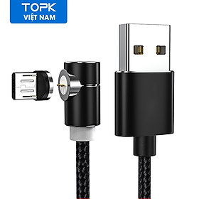 Mua  HÀNG CHÍNH HÃNG  Cáp sạc nam châm TOPK AM69 USB-micro cho cho Samsung  Huawei  Xiaomi ... - Phân phối bởi TOPK VIỆT NAM