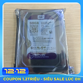 Ổ cứng HDD WD 500GB tím - Hàng nhập khẩu