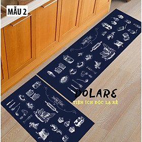 Mua Bộ 2 Tấm Thảm Lót Sàn Chống Trượt Cao Cấp 40x60cm và 40x120cm Cho Phòng Bếp  Phòng Tắm  Phòng Ngủ Phong Cách Châu Âu
