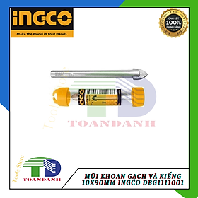 Mũi khoan gạch và kiếng 10x90mm ingco dbg1111001