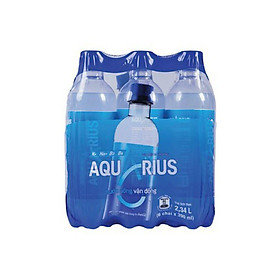 Lốc 6 chai nước uống thể thao AQUARIUS 390ml lốc