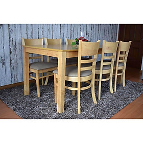 Bộ bàn ăn cabin 1m6 6 ghế free ship nt HCM và tỉnh dưới 25km