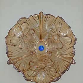 Mua Âu Pha Lê Đựng Hoa Quả Bánh Kẹo Hình Hoa Lan Trang Trí Bàn Ăn Phòng Khách Tuyệt Đẹp