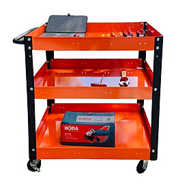 Mua Xe đẩy 3 tầng màu cam