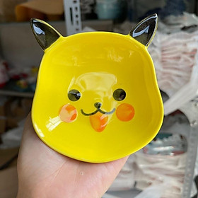 Mua Bát Sứ Đĩa Sứ Set Đồ Ăn Sứ Chi Tiết Màu Vàng Cực Yêu