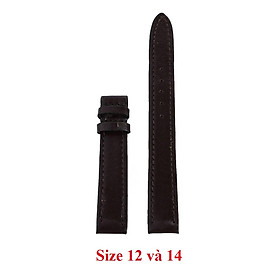 Dây đồng hồ da bò nhiều size màu nâu đất HC8102-16-30