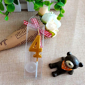 Mua Nến số sinh nhật nhũ vàng