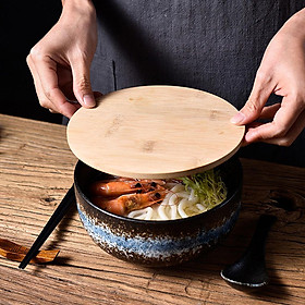 Japanese Ramen Bowl Set Soup Noodle Bowl Ceramic Rice Bowl Tableware