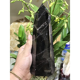 TRỤ THẠCH ANH ĐEN KT : C19,3 x N6,5. KL : 1,077KG. MS : TAĐ25