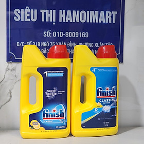 Bột rửa bát Finish 2,5 2,2 1,3 1,2kg hương chanh siêu tiết kiệm Muối làm mềm nước Nước làm bóng Viên rửa bát Finish chuyên dùng cho máy rửa chén bát