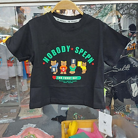 Áo cộc tay bé trai dáng rộng 1-6 tuổi in chữ và hình ngộ nghĩnh, Áo hè cho bé cao cấp vải cotton kiểu dáng thời trang