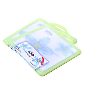 Mua Bộ 2 Thớt Nhựa Kháng Khuẩn Kova TKK - Xanh Lá