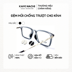 Bộ 2 miếng đệm mũi silicon có mặt dán keo cho mắt kính KAMI NACHI