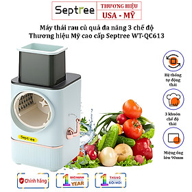 Mua Máy Thái Rau Củ Quả Đa Năng 3 Chế Độ Thương Hiệu Septree Mỹ Cao Cấp WT-QC613 - Hàng Nhập Khẩu  Bảo Hành 12 Tháng