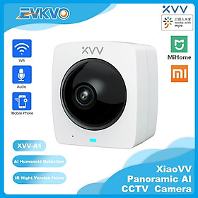 Xiaomi Xiaovv - Toàn cảnh 360 độ - MIHOME APP HD 1080P Rotate Outdoor Wterproof Wireless PTZ IP Camera CCTV WIFI Home Security Surveillance Camera CCTV Infrared Night Vision Two-Way Audio Motion Detection Alarm